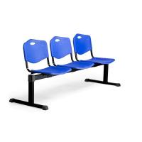 Секция стульев 3-х местная (сиденье и спинка пластик)