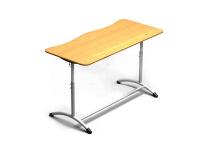 Парта двухместная регулируемая по высоте