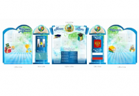 Комплект из резных стендов "Наша школа"