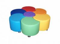 Комплект пуфов-трансформеров "Семицветик"