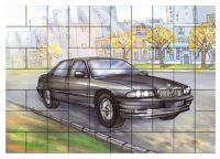 Магнитный пазл "Автомобиль"