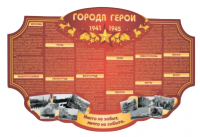Стенд "Города герои"