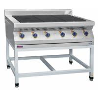 Плита электрическая на подставке, нерж.ст., 6 конфорок, 111,1х75х94 см