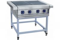 Плита электрическая на подставке, нерж.ст., 4 конфорки, 84(105)x85x86 см