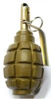 Макет массогабаритный (ММГ, муляж) ручной гранаты Ф-1 без имитационного запала (УРГ)