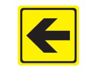 Информационный знак Направление движения, поворот