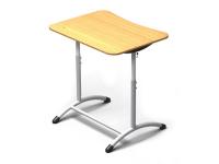 Стол ученический 1-местный с регулировкой высоты